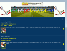 Tablet Screenshot of calciomania90.com